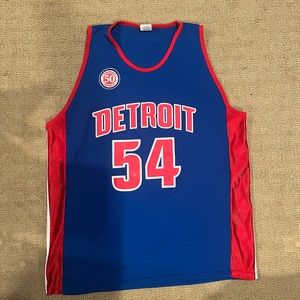 Detroit Pistons #54 Jersey - Large